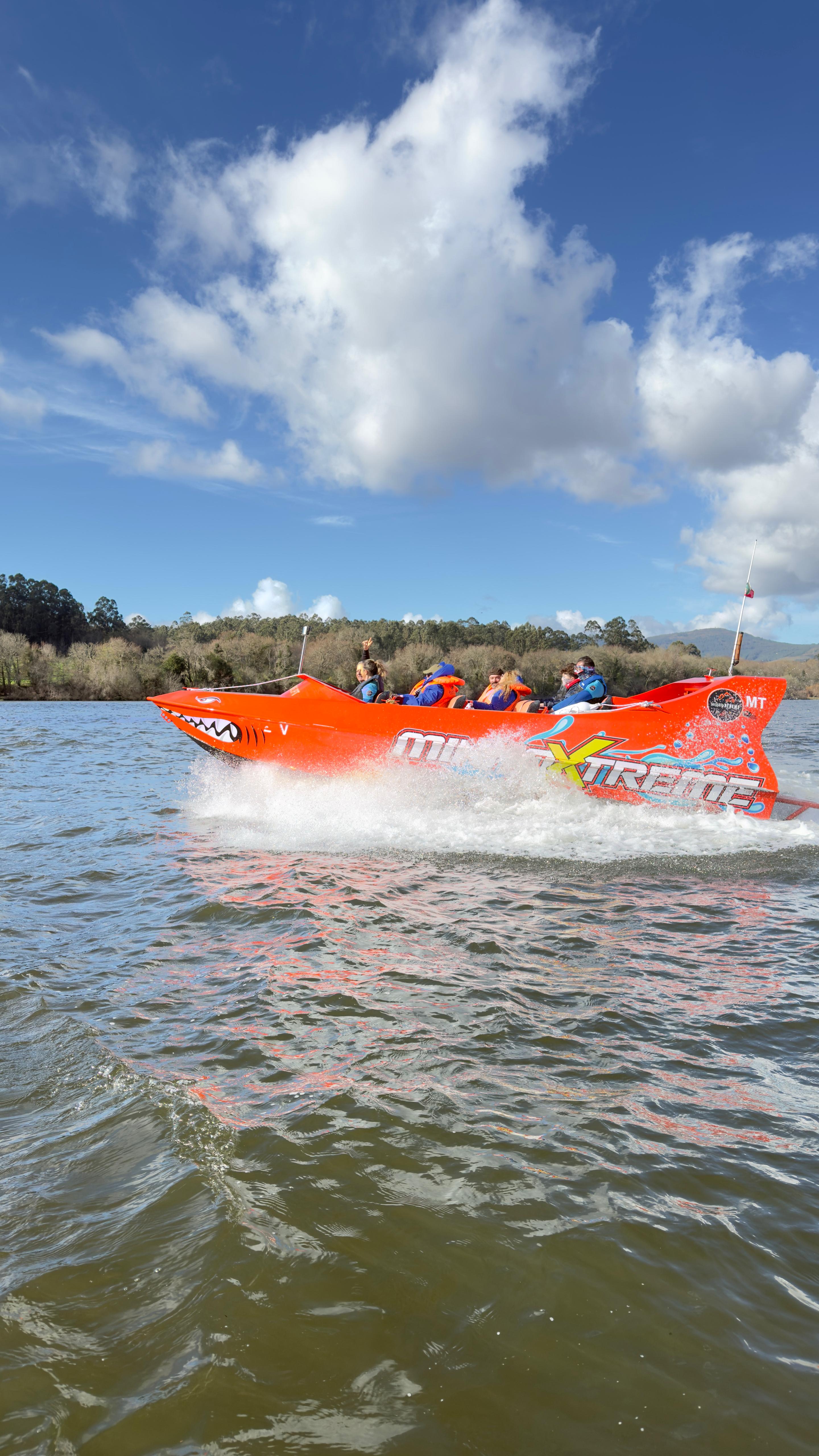 Jetboat no Rio Minho